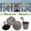 Metal Wall Planter Vertical Ribbed Design Wall Mount Flower Pot 3