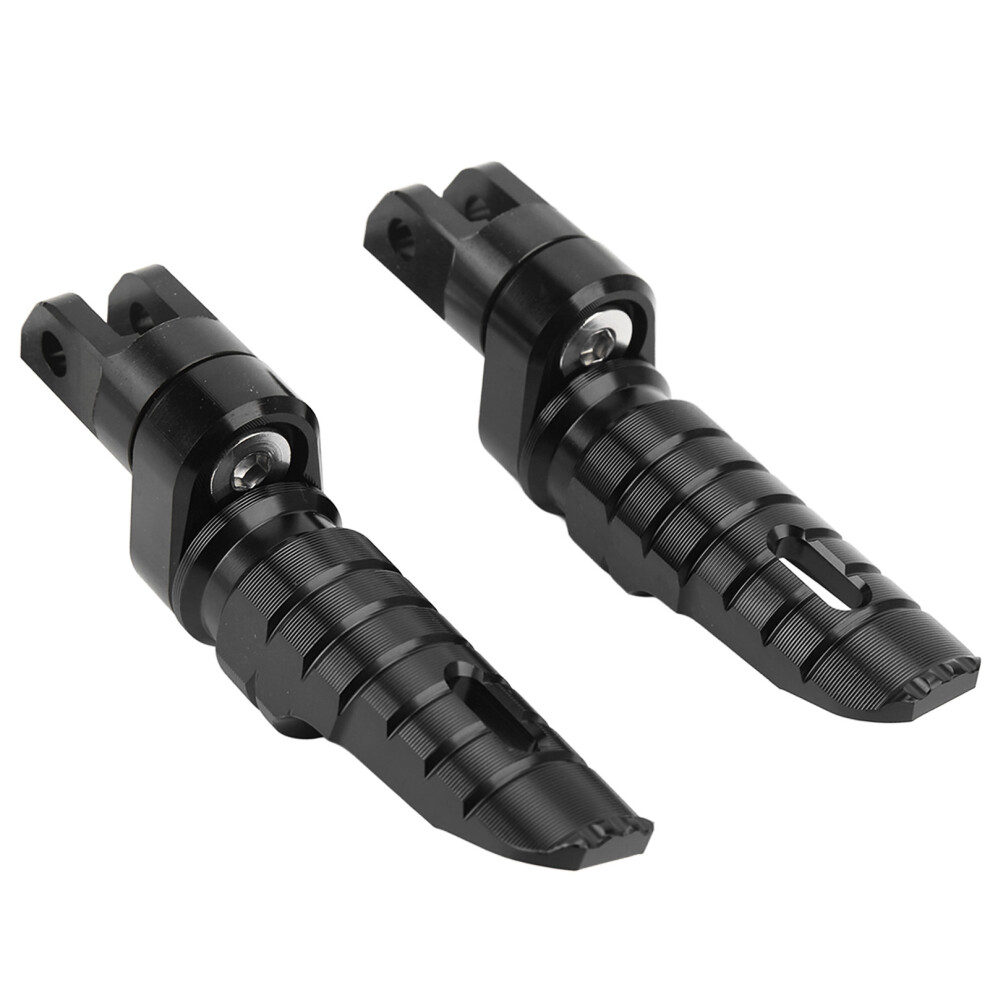 Motorcycle Front Foot Peg T6063 Aluminum Alloy Driver Footrest Pedal Bracket Replacement For Benelli Tornado Bn302s Tnt Black 7891319544308