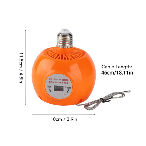 Gen4 150W Heizlampe, 11,5  10 cm, 46 cm Kabel, E27 2