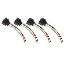 4 piezas de conector de la bobina de encendido 1J0973724 conjunto de cableado de reparación para 5000 L5 A3