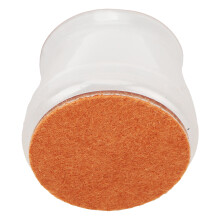 36 piezas de fundas de silicona para patas de silla transparentes