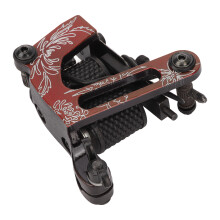 Alloy 10 Wraps Coil-Tätowiermaschine roter Liner