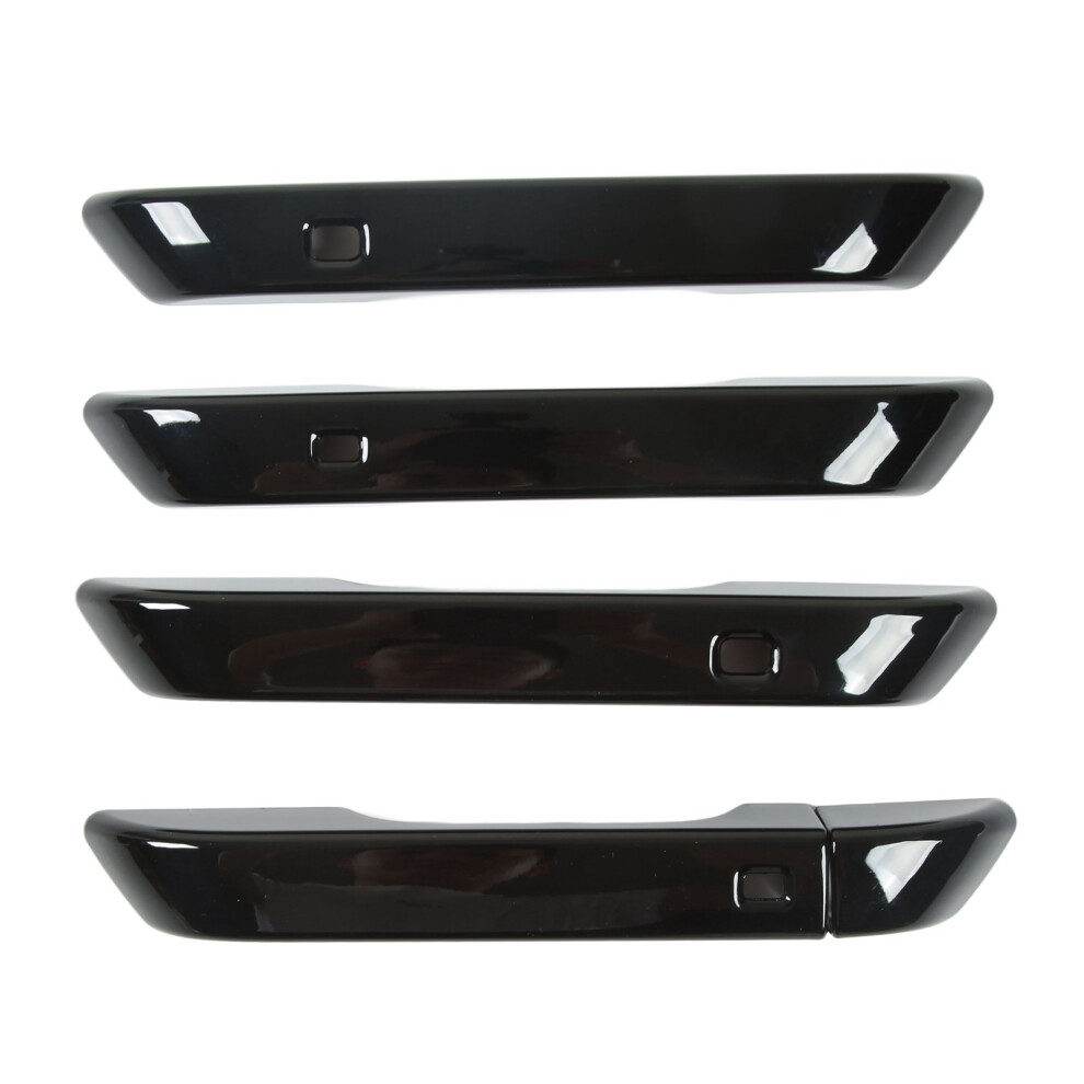5Pcs Car Exterior Side Door Handle Cover Trim Sticker Glossy Replacement For Kia Carnival Ka4 2022 Up Black 3091319543941