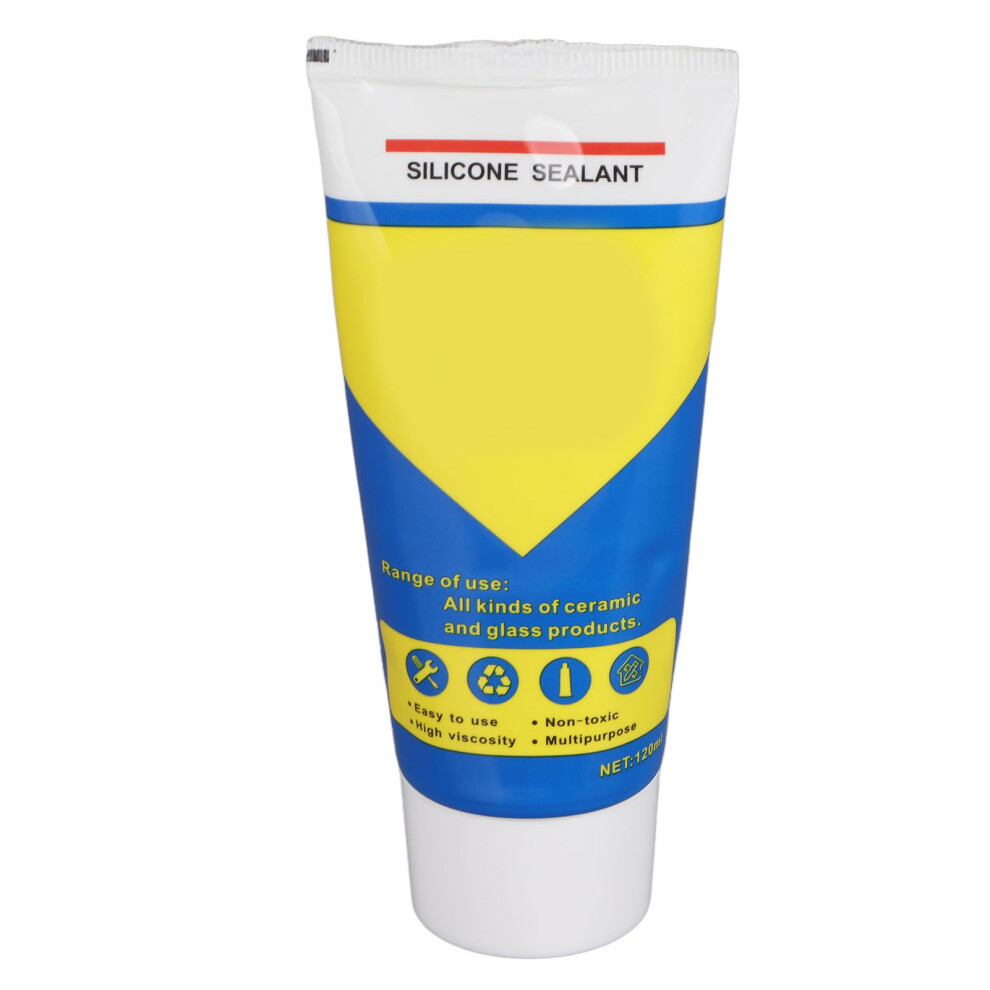 Multipurpose Silicone Sealant Waterproof Caulk Seal For Basement Bathroom Kitchen Indoor Clear 7631319545710