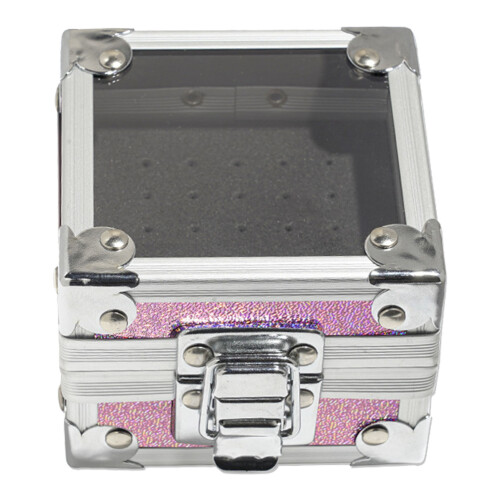 Nagelbohrerhalter mit 25 Löchern rosa 1