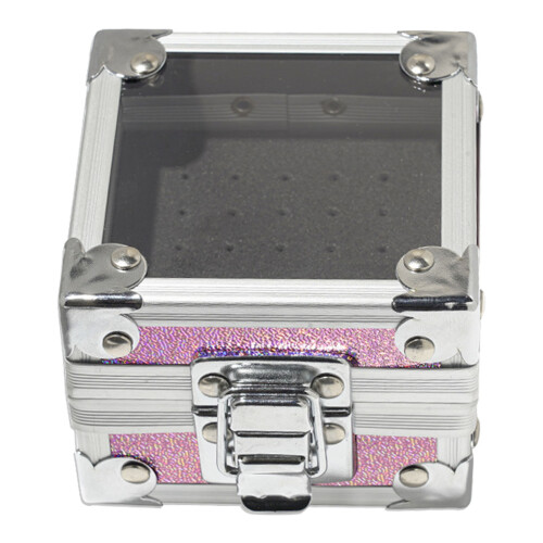 Nagelbohrerhalter mit 25 Löchern rosa
