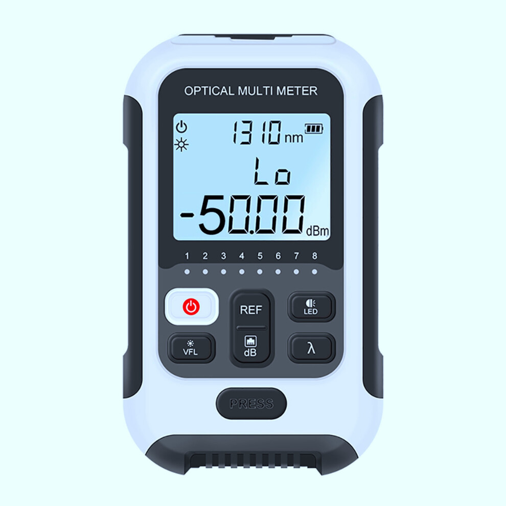 Multifunctional Optical Power Meter White Sensitive Fiber Tester For Communication Engineering 9381319550594