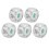 5 Stück Windrichtungswürfel, transparent 4,2 cm/2,2 cm 14