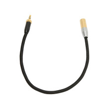 vergoldetes 3,5-mm-zu-Mini-XLR 3-poliges Stereo-Kabel rauschfreier Adapter für BMPCC