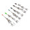 6 Stück Umbrella Rigs 5 Arme 8 Spinnerblätter Stahl Bass Köder 14