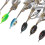 6 Stück Umbrella Rigs 5 Arme 8 Spinnerblätter Stahl Bass Köder 8