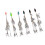6 Stück Umbrella Rigs 5 Arme 8 Spinnerblätter Stahl Bass Köder 3