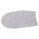Fußabdrucksocken 32x15 cm graue Zehenabdeckung Fleece 9