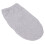 Fußabdrucksocken 32x15 cm graue Zehenabdeckung Fleece 4