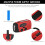 Solarkurbelradio 2000mAh 130x65x48mm Schwarz 6