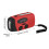 Solarkurbelradio 2000mAh 130x65x48mm Schwarz 2
