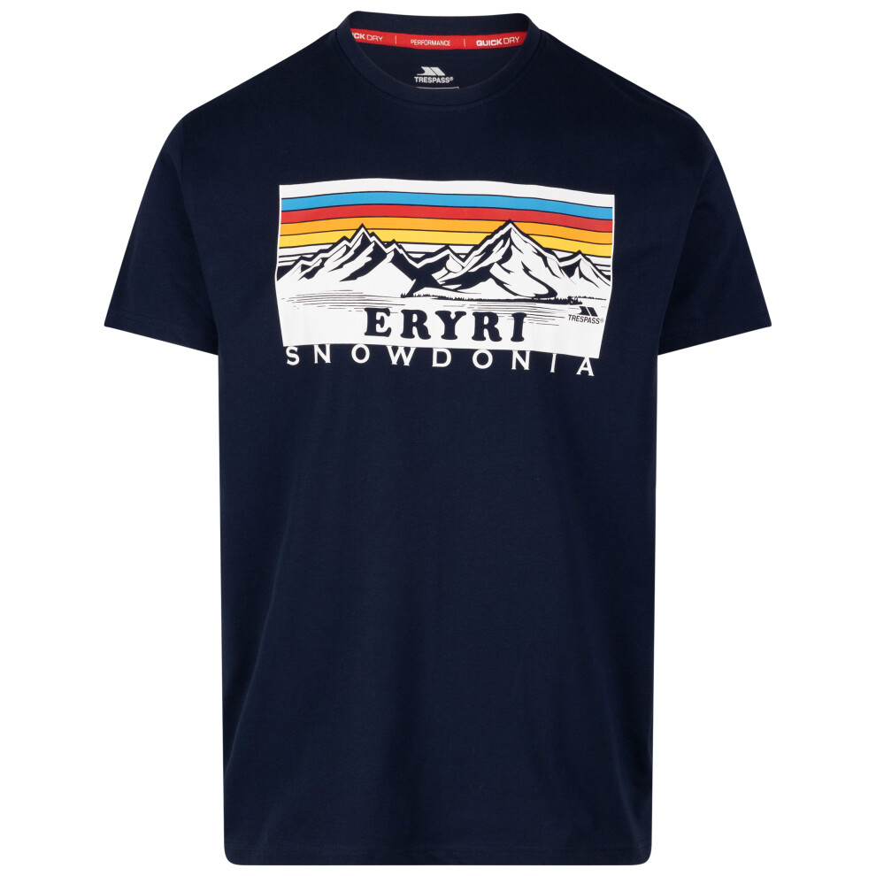 (L, Navy) Trespass Mens Casual T-Shirt - Para