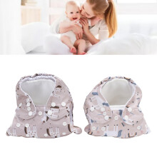 2pcs Baby Cloth Diapers Reusable Washable One Size Adjustable Stretchy Breathable Diapers for Infant Newborn