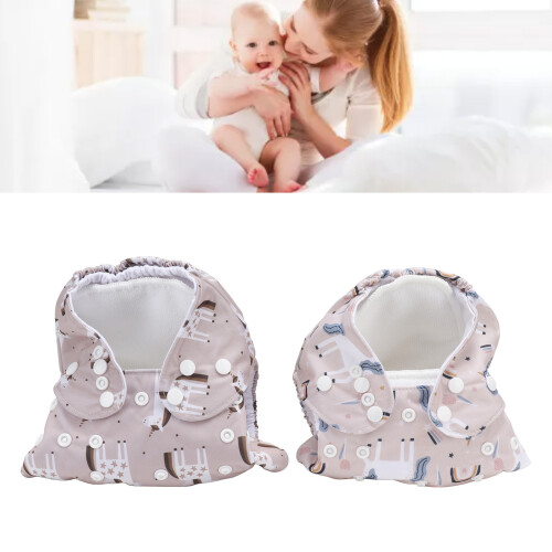 2er-Pack Baby-Stoffwindeln, verstellbare Einheitsgröße