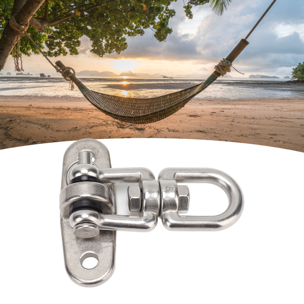 Hammock Hanging Kit Hardware 360 Degree Rotate Swing Hanger Hook for Ceiling Chair Yoga 304 Stainless Steel-image-OPC-PHTJ768-NEW