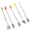 5 Stück Regenschirm-Angelrigs, 18 cm, Stahl, 5 Arme, Köder 10