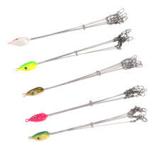 5 Stück Regenschirm-Angelrigs, 18 cm, Stahl, 5 Arme, Köder