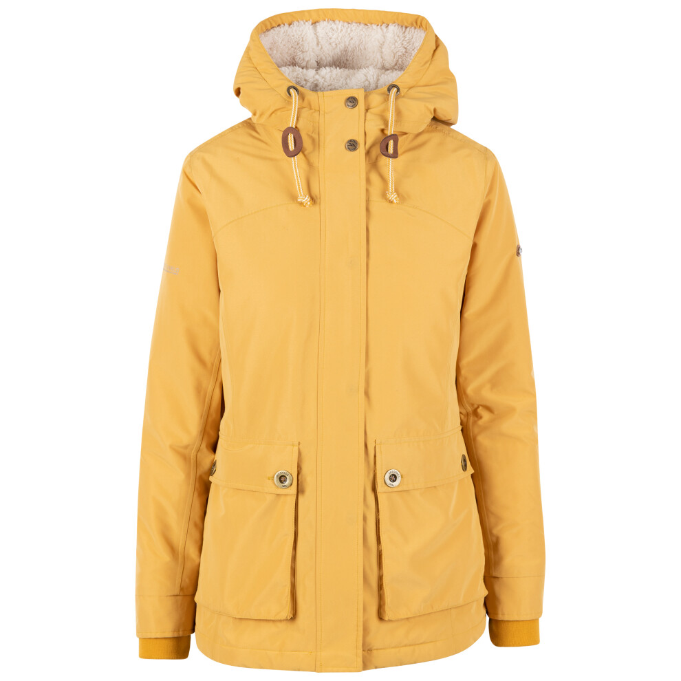 (10, Honeybee) Trespass Womens Waterproof Hooded Jacket Token