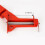 4 piezas de clip de ángulo recto de 90 rojo 21x7,4 cm 5