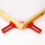 4 piezas de clip de ángulo recto de 90 rojo 21x7,4 cm 6