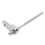 Mandolin Pickguard Mounting Bracket High Strength Metal Silver Mandolin Pickguard Support with Screw 15