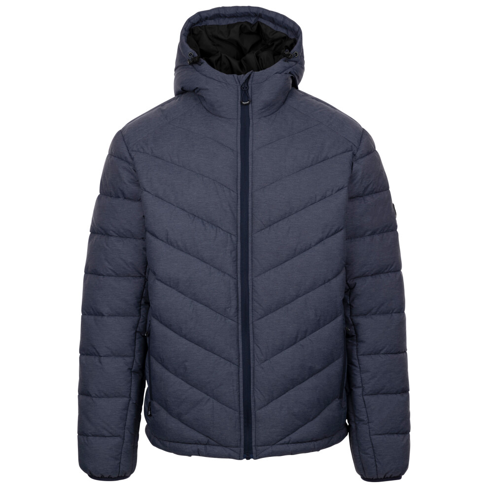 Trespass (L, Navy Marl) Mens Padded Casual Jacket Coat Didmarton