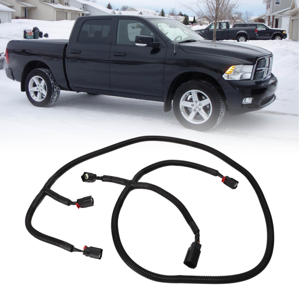 Park Assist Wiring Harness 68031820Aa Sensitive Flexible Replacement For Dodge Ram 1500 2009Â2019 Black 8781319557479