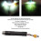 Identifikations-Taschenlampe 22x130mm 18650 MultiColor 12