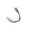 Charging Port Replacement Electric Scooter 3 Pin Charging Socket with 2 Wire Cable Dust Cover 9