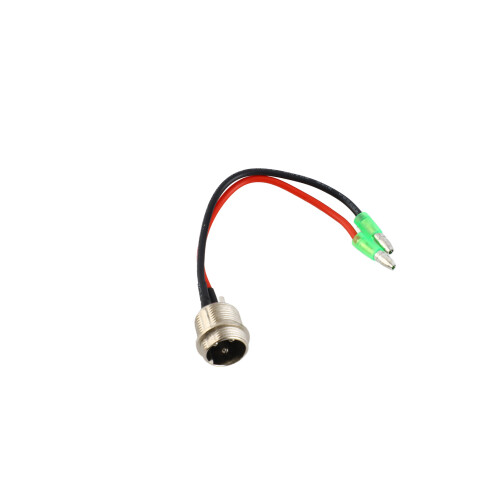 Charging Port Replacement Electric Scooter 3 Pin Charging Socket with 2 Wire Cable Dust Cover