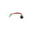Charging Port Replacement Electric Scooter 3 Pin Charging Socket with 2 Wire Cable Dust Cover 8