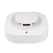 Tuya Zigbee Intelligent Wireless Smoke Detection Device 360 Induction Home Smoke Alert Detector Sound Light Alarm and Short Messaging Not