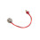 M4 conector de carga de 3 pines de plástico 149x18.1x18.1mm 8