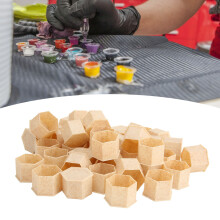 500 Stück Einweg-Mikroblading-Pigment-Tintencups, 50 ml, wiederverwendbar, selbststehend
