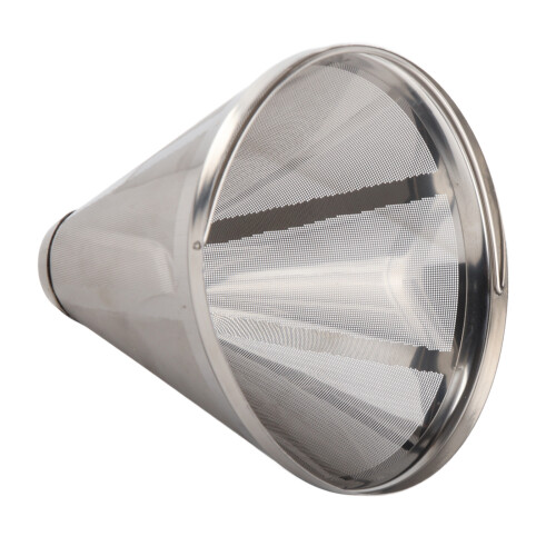 Korbfilter aus Edelstahl, grau, 12 cm x 8,8 cm 2
