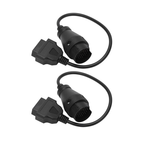 Cable OBD2 38 pines-16 pines, 1 par, negro ABS 1