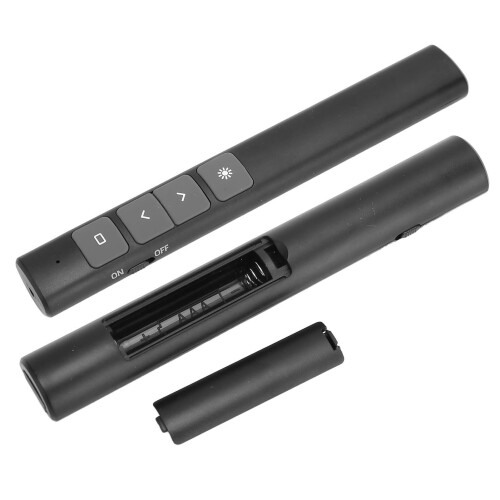 Clicker de presentaciones 2.4G RF ABS Botones de silicona 2