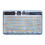 Retro Bluetooth-Tastatur Mini Slim 200 mAh Blau 10