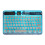 Retro Bluetooth-Tastatur Mini Slim 200 mAh Blau 6
