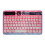 Retro Bluetooth-Tastatur Mini Slim 200 mAh Blau 3
