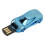 Mini unidad flash USB 2.0 con forma de coche azul 32 GB 14