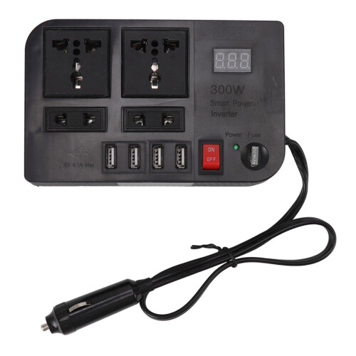 E8982 12V Auto-Wechselrichter 150W AC 220V USB 4.1A ABS 1