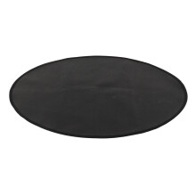 Grillmatte Hochtemperatur-Kohlenstofffaser 24 Zoll/60 cm Schwarz
