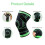 Rodillera 72 g Ajustable S-XXL Negro/Verde 1