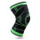 Rodillera 72 g Ajustable S-XXL Negro/Verde 3